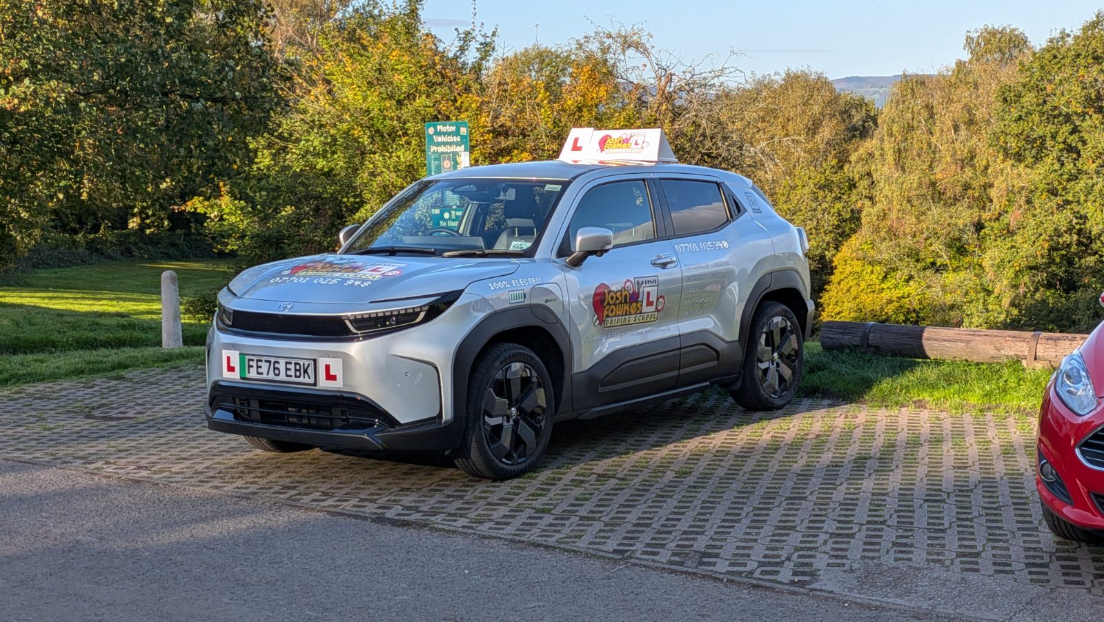 Josh Fawkes Driving School electric Toyota Urban Cruiser tuition car